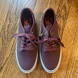 Vans Maroon Leather Ultra Cush Women’s
